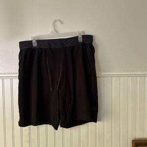Lululemon Men's Black Drawstring Shorts